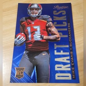 Panini Prestige 2014 Draft Picks Mike Evans Tampa Bay Buccaneers Rookie Card